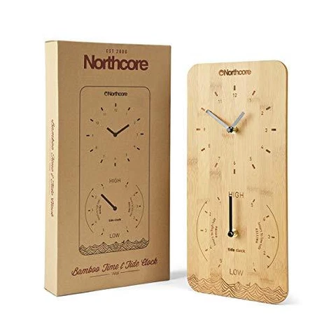 Northcore Time and Tide Bamboo Wall Clock Cover