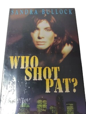 WHO SHOT PAT? (vhs) Sandra Bullock, David Knight, Kevin Otto. Factory Sealed  - Image 1 of 4
