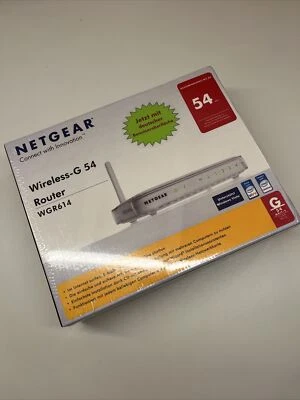 NETGEAR WGR614 54 Mbps 4-Port 100 Mbps Verkabelt Router (WGR614GR) - Bild 1 von 4