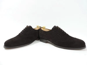 Church's Cheaney Zapatos Hombre Ante Brogues GB 8 US 9 Eu 42 F Tried En Briefly - Imagen 1 de 11