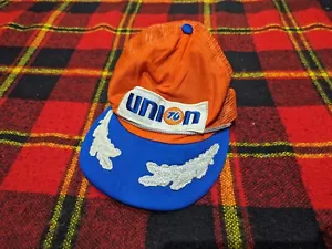 CAPPELLI DA CAMIONISTA VINTAGE ANNI 80 UNION 76 CAMION STOP STAZIONE DI SERVIZIO MADE USA - Foto 1 di 4