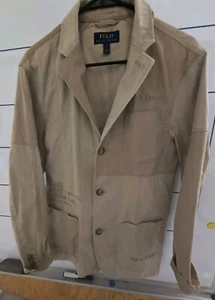 Polo Ralph Lauren Utility Patchwork Blazer Size Sm - Picture 1 of 6