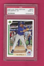 1991 Upper Deck Final Edition Ken Griffey Jr Seattle Mariners  #87F PSA 9 MINT