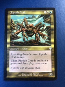Riptide Crab Invasion Magic Cards, Light Play Condition FREE SHIPPING