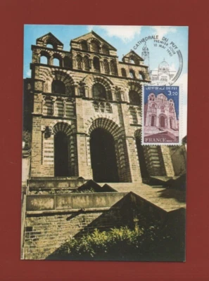 FDC Carte 1980 - La cathédrale du Puy   ---   (K1273) - Photo 1/2