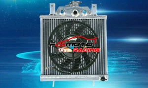 For Polaris Sportsman Sport Scrambler Trail Boss 350 400 500 Radiator +FAN - Imagen 1 de 6