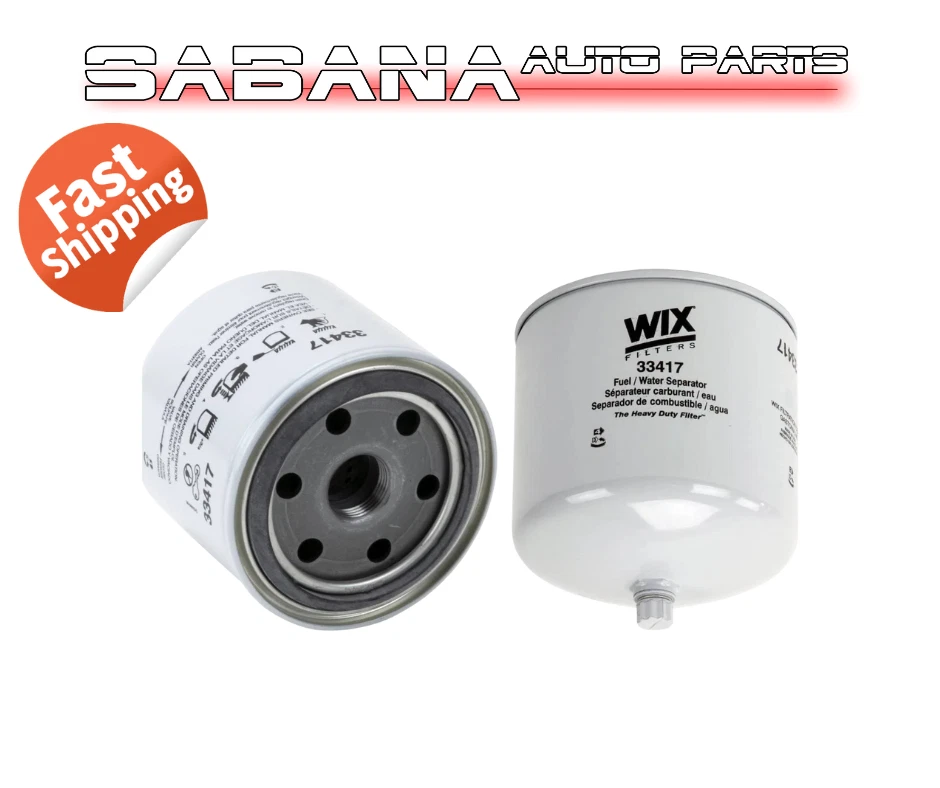 Filtro separador de agua combustible diésel Wix 33417 apto para Ford 250/350 1988-1994 F59 Foto 1 de 2