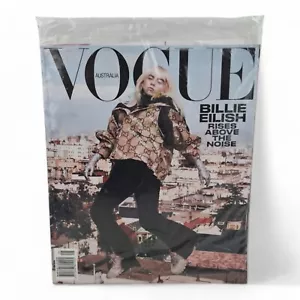 Australian Vogue Australia Magazine August 2021 - Billie Eilish Cover NEW - Picture 1 of 4