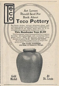 Magazine Ad - 1905 - TECO Art Pottery, Chicago, IL - (#2) - Picture 1 of 1