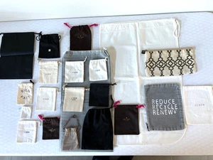 Mix Posten 21 Schmuck Kordelzug Aufbewahrungsbeutel Staub Aufbewahrungsbeutel verschiedene Größen - Bild 1 von 12