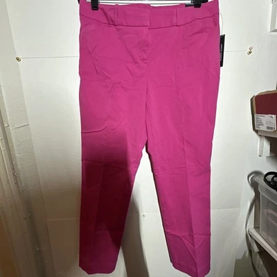 Calça Feminina Worthington Slim Fit Tamanho Pequeno 6P Comprimento do Tornozelo Rosa - Imagem 1 de 4