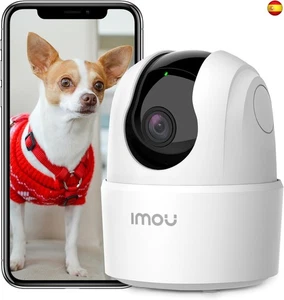 Imou 4MP Cámara Vigilancia WiFi Interior para Mascotas,360° Cámara IP WiFi con D - Imagen 1 de 10