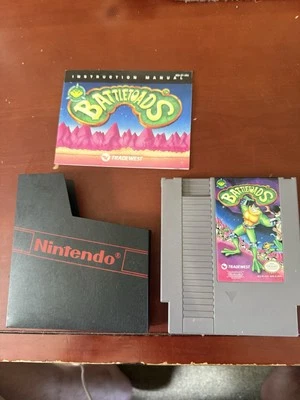 Battletoads (Nintendo NES, 1991) w/ Manual and Game & Tested - Image 1 of 4