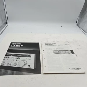 ⭐️Harman Kardon HK CD-401 CD401 Cassette Service Manual/Owners/Schematics ⭐️ - Picture 1 of 5