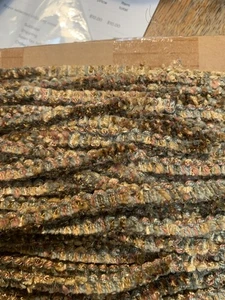 2’yd ~ Vintage  Custom 3/8” Tiny Warm Color  brush fringe trim - Ornaments - Picture 1 of 2