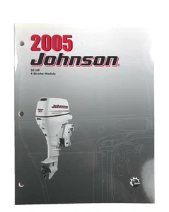 2005 Johnson SO 30 HP 4 Stroke OMC Service Shop Repair Manual 5005992 BRP - Imagen 1 de 12