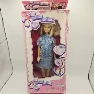 Vtg 1992 The Mommy-To-Be Baby 12" Doll NIB Pregnant Judith Corporation #61205 - Picture 1 of 8