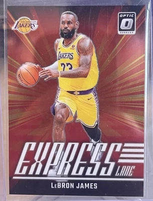 2024-25 Panini Donruss Optic - Express Lane LeBron James #2 Lakers Heat Cavs - Image 1 of 2