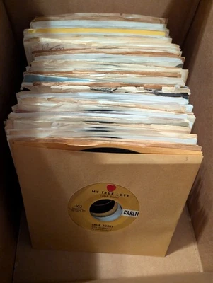 100 ct LOT #11 HIGH GRADE 45 RPM Vinyl Jukebox Records, 1950s-80s Rock/Soul/Pop - Image 1 of 4