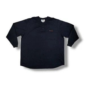 Camisa de trabajo Radians Volcore FR Cat2 manga larga Henley azul marino para hombre 4XL - Imagen 1 de 15