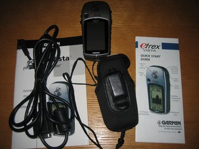 Garmin eTrex Vista Handheld Waterproof GPS Unit Outdoors Hiking Bundle Set AA - Image 1 of 4
