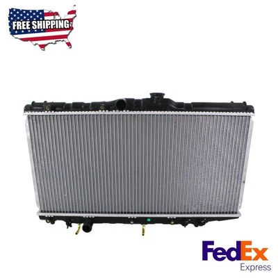 Radiator Factory Finish Fits 1988-1992 Toyota Corolla Geo Prizm DPI# 539 - Image 1 of 4
