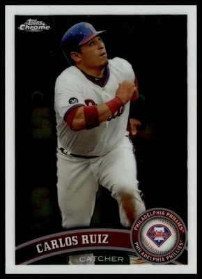 2011 Topps Chrome Carlos Ruiz #21 - Image 1 of 2
