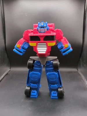 PLAYSKOOL HEROES TRANSFORMERS OPTIMUS PRIME BOTS DE RESCATE 15” FIGURA DE JUGUETE Foto 1 de 2