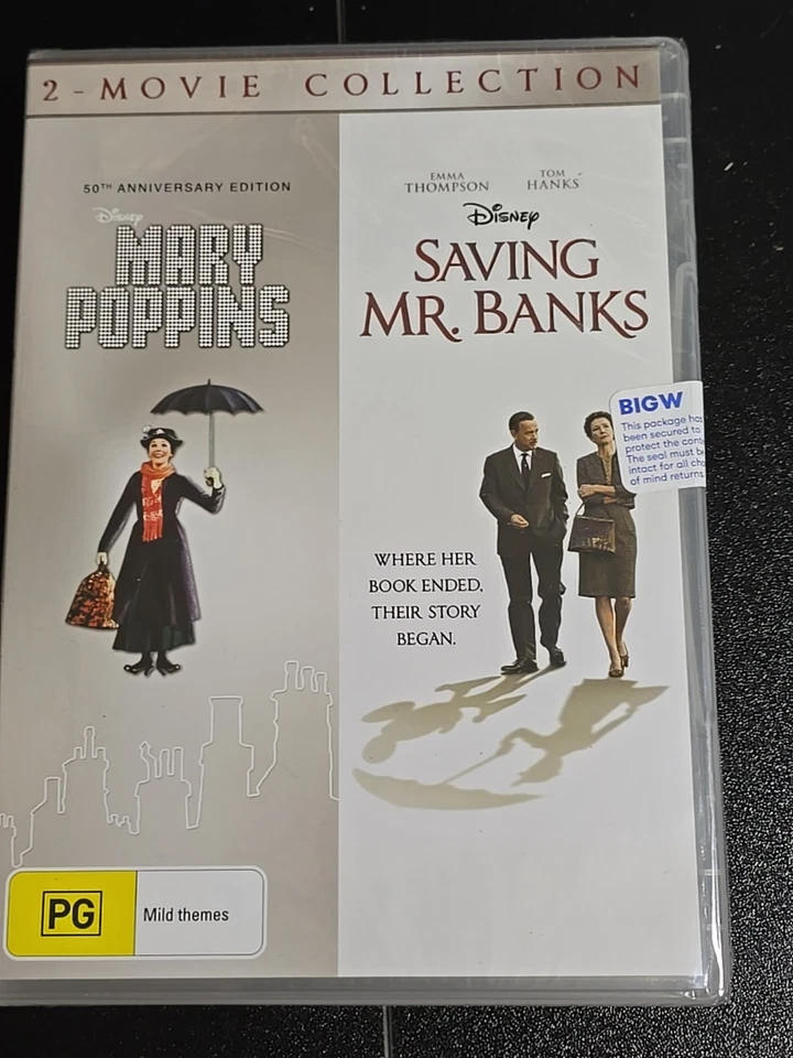 Mary Poppins Saving Mr. Banks (DVD, 2018) New & Sealed. Region 4 - image 1 of 1