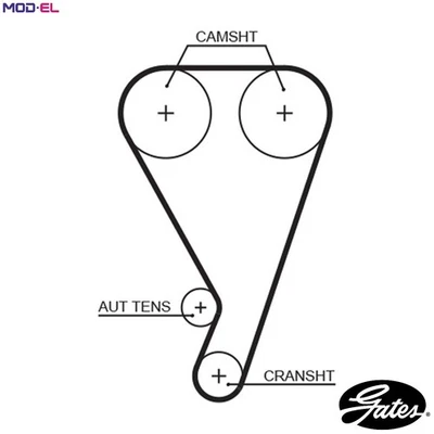 TIMING BELT T923 FOR TOYOTA 1JZ-GTE 2.5L 6cyl CHASER - Image 1 of 4