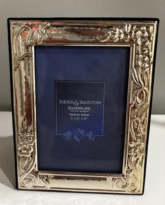 Reed And Barton Silverplate Photo Frame 3.5” X 5” Tarnish Proof - Image 1 of 4