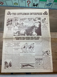 The Cattleman Enterprise Menu 1968, E. 45th St. RESTAURANTE, NY NYC B57 - Imagen 1 de 9