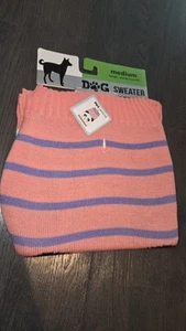 Dog size Medium Sweater Size 17 - 22 up to 50 lbs Panda Pink - Picture 1 of 3