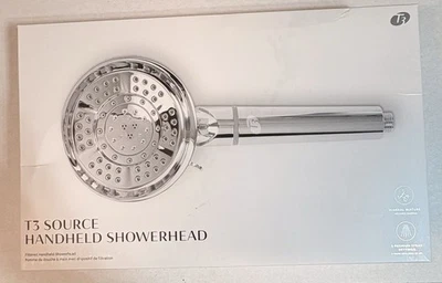 T3 Source Handheld Showerhead Mineral Filter 8 Settings - Image 1 of 4
