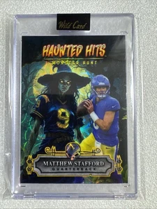 Matthew Stafford-QB-Rams•2025 WC Haunted Hits-Monster Hunt-Jersey Edition 1/1 - Imagen 1 de 2