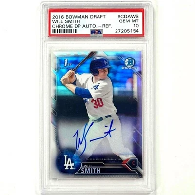 2016 Bowman Chrome RC Will Smith auto Refractor autograph rookie /499 PSA 10 Gem - Image 1 of 2