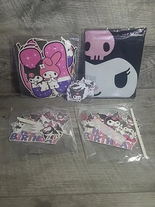 Kuromi Geburtstag Party Zubehör Luftballons Banner Tortenaufleger Deko 88 Stück - Bild 1 von 8