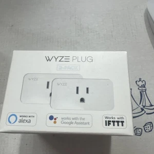 Wyze Plug 2-Pack WLPP1 (white) 1 Pack = 2 Plugs - Picture 1 of 9
