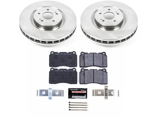 Комплект переднего тормоза и ротора для 2008-2015 Mitsubishi Lancer 2009 2010 VM895HW - Изображение 1 из 1