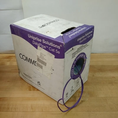 CommScope 5E55, 4769114/10 Violet Communication Cable - NEW - Image 1 of 4