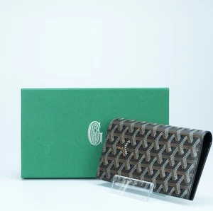 GOYARD Portefeuille ST. Roch 2 Herringbone Wallet with Bill Compartment - Picture 1 of 19