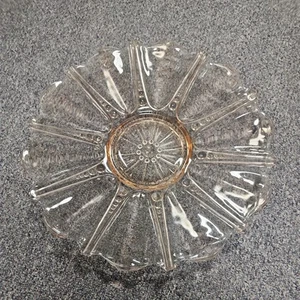 Vtg. Pink Depression Glass OYSTER & PEARL 13” Anchor Hocking Platter - Picture 1 of 2