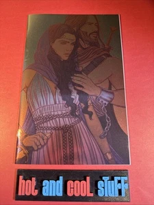 BRZRKR Fallen Empire 2023 NM Frison Foil 1:100 Cover H BOOM Studios Keanu Reeves - Picture 1 of 3