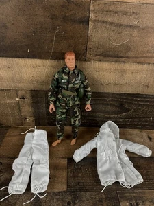 1996 Hasbro GI Joe Pawtucket 12" Figur Armee Jacke, Tarnhose, Utility Gürtel - Bild 1 von 12