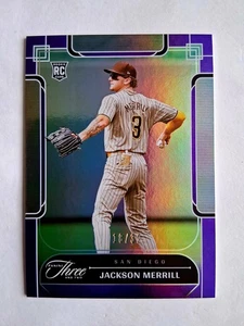 2024 Panini Three and Two Purple Jackson Merrill RC! 18/32! 1/1! NUR 32 VORHANDEN! - Bild 1 von 5