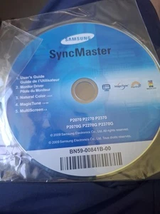 Samsung 2010 SyncMaster CD BN59-00841B-00 Guide de l'utilisateur, pilote, MagicTune, etc - Photo 1/3