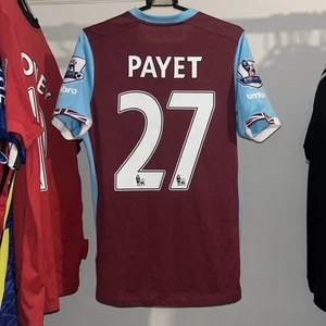 West Ham United 2016/17 Umbro Home Football Shirt Payet 27 Mens Small - Picture 1 of 8
