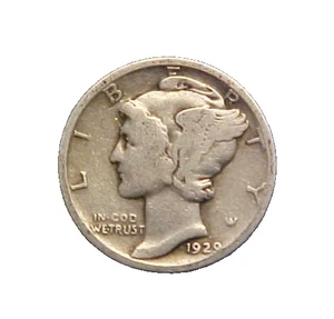 1929-P Mercury Silver Dime - Very Nice Circ Collector Coin-c6730tcx - Picture 1 of 2