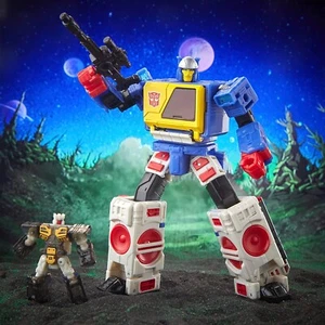TRANSFORMERS LEGACY EVOLUTION Twincast & Rewind - Hasbro - AudioBot - 17,5 cm - Foto 1 di 7
