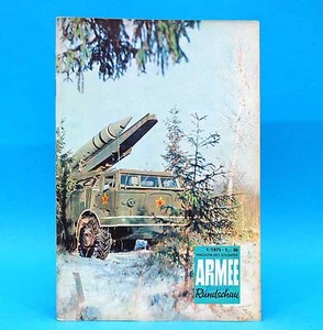 Armeerundschau 1 1971 NVA Volksarmee Soldaten DDR Regina Beyer Gotha Grimmer R - Bild 1 von 1